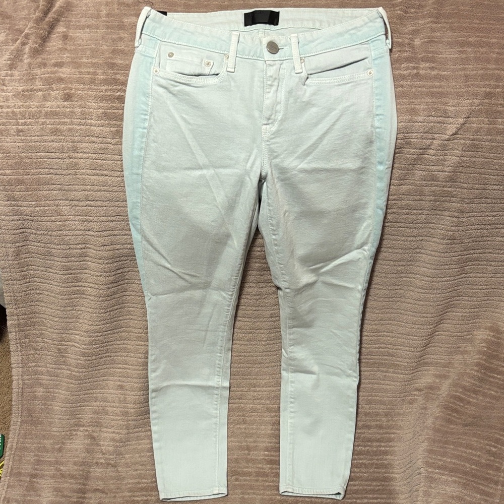 Vince Mint Green skinny Jeans sz 27